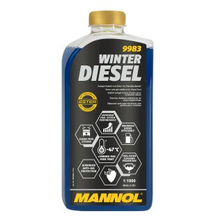 Mannol 9983 Winter Dieselzusatz - Öle und Pflegemittel für Auto, Moto
